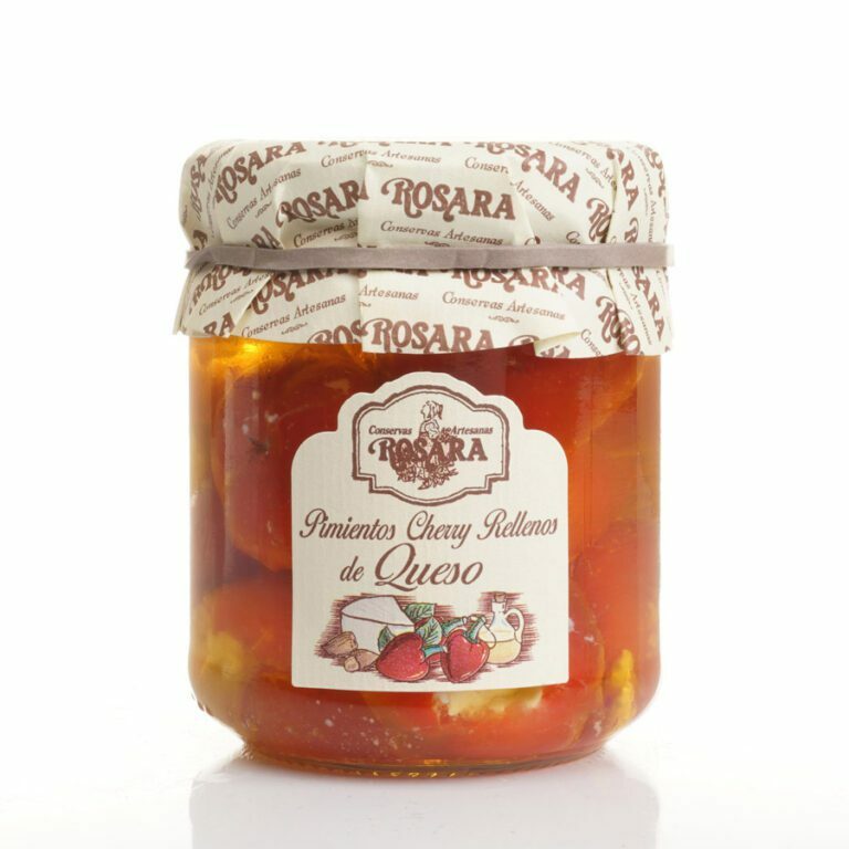 Pimientos cherry rellenos de queso (175 g)